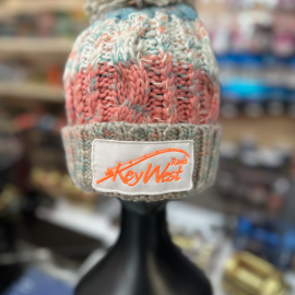 Cappello Pon Pon Key West Rods Rosa